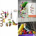 thumbnail image 5 of Juguetes colgantes para loros, 7 piezas de juguetes para loros y pájaros, juguete colgante con campana para pájaros, columpio para pájaros, juguete colgante, jaula para pájaros, juguetes, 5 of 5