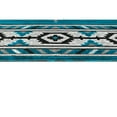 thumbnail image 3 of Allstar Rugs  Cherokee Themed Polypropylene Area Rug 5' 0" x 6' 11" - Blue Lightning, 3 of 5