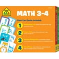 thumbnail image 2 of School Zone Math 3-4 Flash Cards 4-Pack, 2 of 7