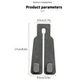 thumbnail image 3 of GoXteam Gray Leather Car Seat Back Headrest Hook, Auto Seat Hook Hangers Interior Accessories for Purse Coats Umbrellas Grocery Bags Handbag, 2-Pack, 3 of 7