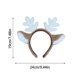 thumbnail image 3 of Diadema con orejas de ciervo de nieve para Navidad con broche para el cabello, 3 of 5