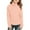 Pink, variant on Girls Long Sleeve Turtleneck Pullover Sweater Soft Knit Lightweight Casual Top for Autumn Winter Comfort