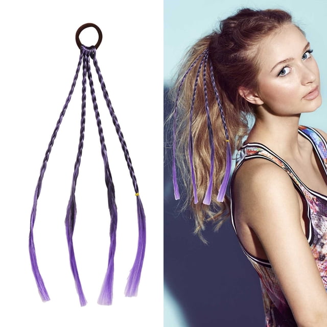 Économies sur les Perruques! Bradem Perruques Colorées pour Fête, Tresses de Mode Dégradé Coloré, 1X Perruque