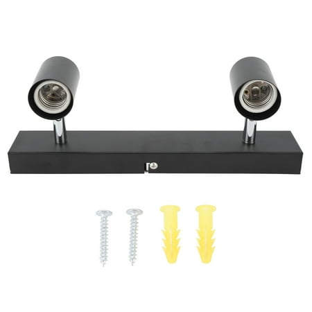 

2024 LED Track Light Two Bulb Fixed Rail with Rotating Heads Ceiling Track Light Fixtures for Kitchen Cabinet Hall