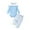 Sky Blue, variant on Edvintorg 3-24Months Baby Girl Newborn Clothing Set Cute Ruffle Long Sleeve Romper Bodysuit Floral Pants Set Birthday Gift Girls Outfit Sets