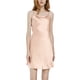 thumbnail image 1 of Vestido de tirantes básicos uxcell con dobladillo de loto de satén Color champagne 2XL, 1 of 6