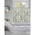 thumbnail image 3 of Sage Green Botanical Living Room Curtains 2 Panel, Rustic Country Spring Floral Summer Leaf Cafe Window Treatment, Farmhouse Bedroom Bathroom Kitchen Curtains Drapes 104"x54", 3 of 6