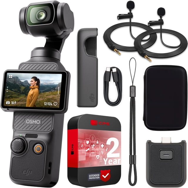 Cámara de vlogs DJI Osmo Pocket 3 4K/120 fps con sensor CMOS de 1 pulgada
