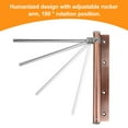 thumbnail image 2 of HOMEMAXS Automatic Door Closer Travel 19.40X5.10X1.50CM Rose Gold, 2 of 8