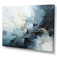 thumbnail image 2 of Designart "Icy Floral Elegance III" Abstract Shapes Canvas Prints, 2 of 7