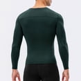 thumbnail image 2 of Camisa deportiva para hombre Manga larga O Cuello Elástico Slim Fitness, 2 of 7