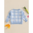 thumbnail image 4 of aturustex Baby Easter Costume for Little Boys Girls Bunny Pattern Sweaters 0-3T Toddler Long Sleeve Knit Pullovers Round Neck Ribbed Knitted Jumper Chy Knitwear Top Clothes for Holiday Party, 4 of 7