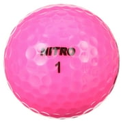Nitro Golf White Out Golf Balls, Pink, 1.8 lb, 15 Pieces