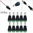 thumbnail image 2 of 10Pcs Cctv 12V Dc Male/Female Power Connector Adapter Plug Cable 5.5*2.1Mm, 2 of 6