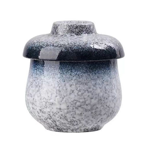 bedienty Ceramic Egg Cooker With Cover Even Cooking And Heat Locked In Every Time Ensuring And Even Cooking Every Time. Coddled Egg Cups With Lids And Desserts type+1