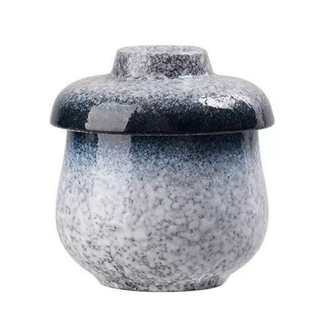 bedienty Ceramic Egg Cooker With Cover Even Cooking And Heat Locked In Every Time Ensuring And Even Cooking Every Time. Coddled Egg Cups With Lids And Desserts type+1