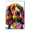 thumbnail image 3 of Field Spaniel Dog Canvas Wall Art Poster Prints Colorful Pop Animal Art Wall Decor Dog Picture Artwork Pet Dog Painting Poster for Home Bedroom Living Room Decoration Framed, 3 of 6