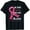 Black, variant on Breast Cancer Support Family Women Breast Cancer Awareness T Shirt Black 2XL
