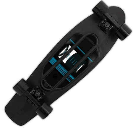 Blue Skull Skateboard - MightySkins Skin Decal Wrap Compatible with Penny Sticker Protective Cover 100's of Color Options