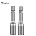 thumbnail image 1 of 2Pcs 6-13Mm Impact Socket Magnetic Nut Screwdriver 1/4In Hex Electric Drill Bit, 1 of 7