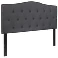 thumbnail image 3 of Emma + Oliver Tufted Upholstered Full Size Headboard in Dark Gray Fabric, 3 of 11