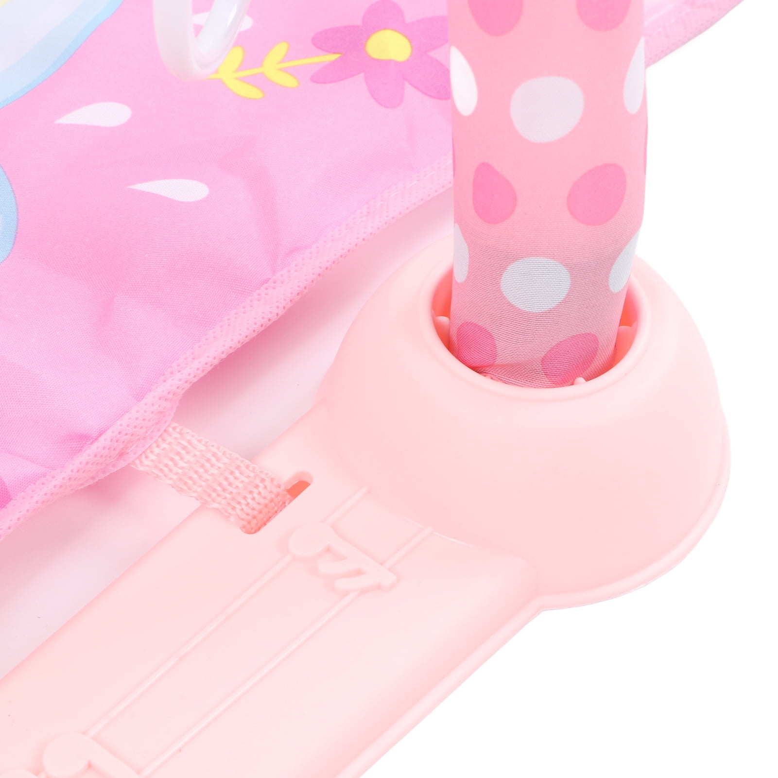 M Buder Baby Gym Play Mat, 3-in-1 Infant Activity Center with Musical Piano, Kick and Play Tummy Time Padded Toy, Pink (17.32 in / 44 cm)