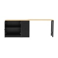 thumbnail image 6 of 89.7" Wooden Sideboard with Extendable Table, Multifunctional Storage Cabinet with 2 Doors and 3 Drawers, for Living Room, Study, Foyer and Kitchen, 6 of 13