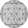 thumbnail image 1 of Ahgly Company Indoor Round Oriental Gray Traditional Area Rugs, 3' Round, 1 of 4