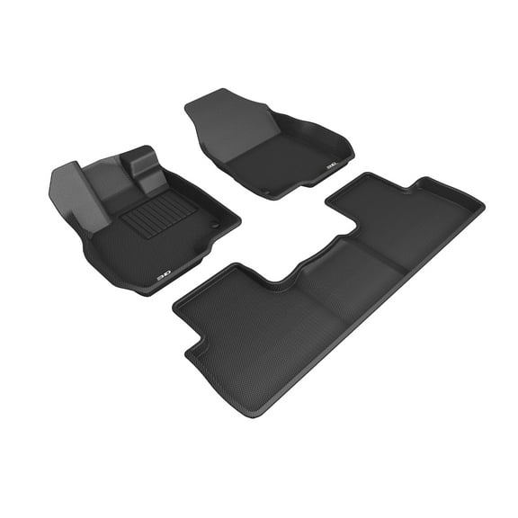 3D MAXpider Custom Fit Kagu Floor Mat (Black) Compatible with Acura Rdx 2019-2025 - R1 R2