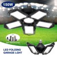 thumbnail image 1 of LED Garage Light Bulb Adjustable Deformable Ceiling Fixture Lights Workshop Lamp, 1 of 8