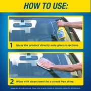 (4 pack) Rain-x Glass Cleaner + Rain Repellent, 23 oz - 5071268