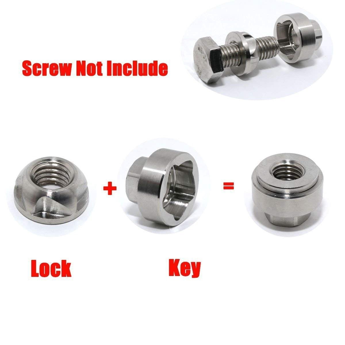 For 4 x Locking 10MM Nuts for PIAA Auxiliary Lamps Lights