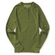 thumbnail image 2 of Camiseta con textura Raglan henley Aeropostale Verde Grande, 2 of 2
