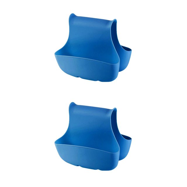 Billuyoard Fregadero de cocina de doble cara, inofensivo y saludable, soporte de esponja para fregadero, bolsa, paños para platos de drenaje, Type3 NO3