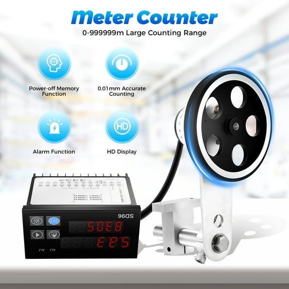 Electronic Digital Length Meter Counter Mechanical Length Counter Single Measure Wire Cable Industries