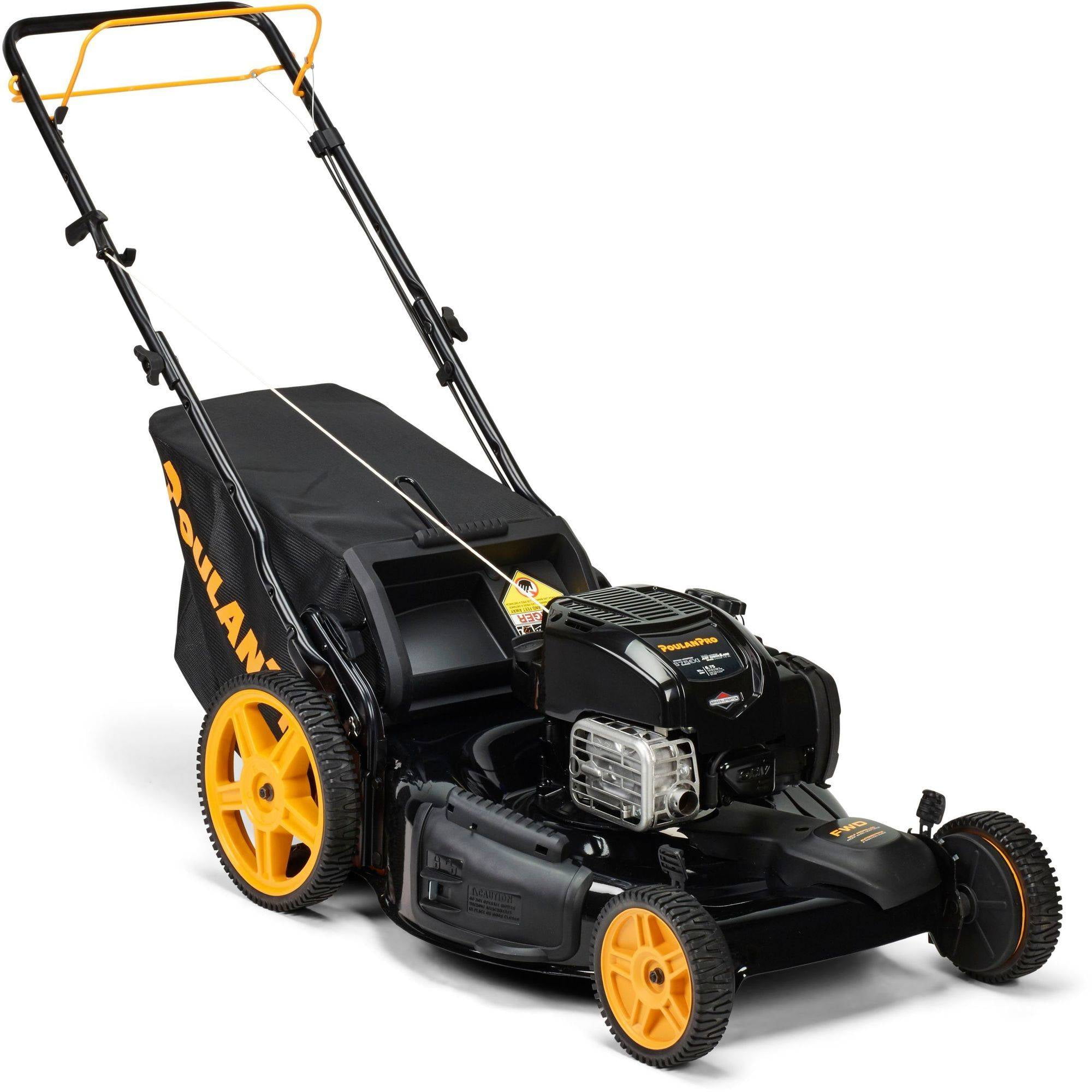 Poulan Pro 22" 163cc FWD 3in1 Lawnmower w/High Rear wheels