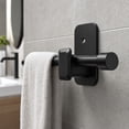 thumbnail image 4 of No-Drill Curtain Rod Bracket, Multi-Function Towel Bar Holder Hooks, Long Object Wall Clips, 4-Pack, 4 of 9