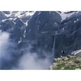 thumbnail image 1 of Walker Looking Over Waterfall At Cirque De Gavarnie Poster Print, 32 x 24 - Large, 1 of 1