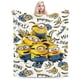 thumbnail image 1 of Manta de Minions, manta de felpa grande súper suave y esponjosa para niños, niñas y adultos jóvenes, manta de franela cálida y acogedora para sala de estar, sofá cama para todas las estaciones, 40 x, 1 of 8