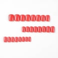thumbnail image 3 of Uñas postizas Dulyork rojas cortas acrílicas tipo press on, 24 piezas, 3 of 6