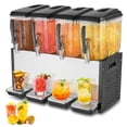 thumbnail image 1 of Dispensador de bebidas VEVOR Commercial, 4 tanques, 12 L, acero inoxidable, 1 of 9