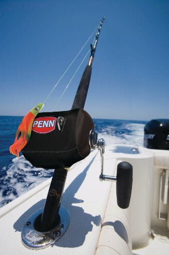 PENN Neoprene Conventional Reel Cover (Black), Size Extra Large 
