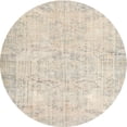 thumbnail image 1 of Ahgly Company Indoor Round Traditional Tan Brown Persian Area Rugs, 4' Round, 1 of 6