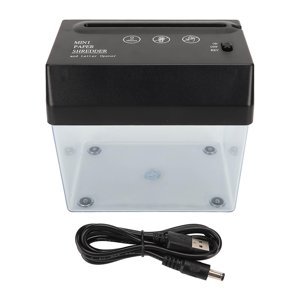 Usb Paper Shredder Universal Mini Battery Usb Powered Paper Cutting Machine For Office School Home