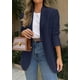 thumbnail image 3 of Blazer PRETTYGARDEN 2025 para mujer, casual, de negocios, azul marino, XL, 3 of 6