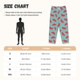 thumbnail image 2 of Salouo Watermelon Print Women's Pajama Pants Casual Loose Sweatpants PJs Flowy Pants Drawstring Palazzo for Women Wide Leg Pants Lounge Pajama -X-Large, 2 of 8