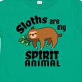 thumbnail image 4 of Inktastic Sloths Are My Spirit Animal with Cute Sloth Illustration Boys or Girls Toddler T-Shirt, 4 of 5