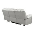 thumbnail image 2 of U6028 Gray Extra Soft and Padded Reclining Sofa, 2 of 4