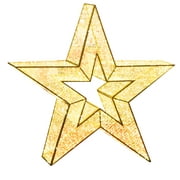 4' Giant Commercial Grade LED Lighted Waterloo Star Christmas Decoration Display - Warm White Lights