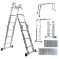 thumbnail image 1 of Escalera Multiposiciones De Aluminio 3.5 Metros 12 Peldaños Kingsman KMEM35, 1 of 9